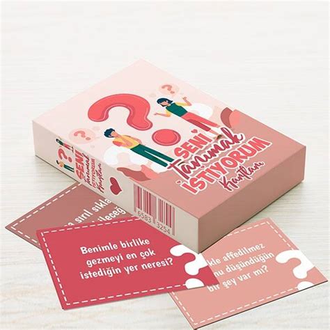 Sevgiliye Sorulacak Sorular Kartları - Hediyemen.com