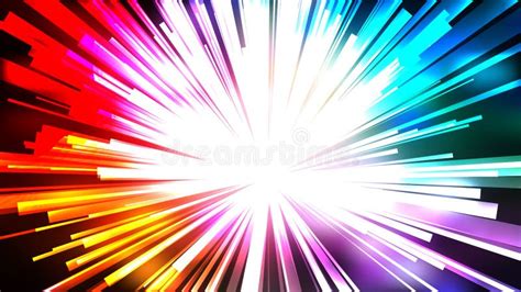 Abstract Colorful Light Burst Background Stock Vector Illustration Of