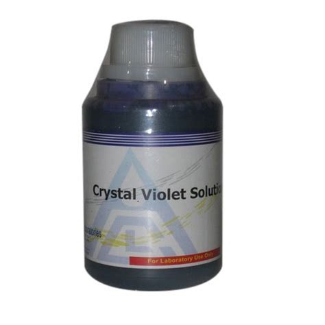Crystal Violet Solution For Laboratory Use Packaging Size 500 Ml Rs