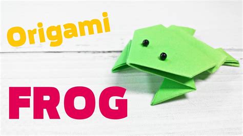 3d Origami Origami Animals Frog That Jumps Easy Step By Step Far Base