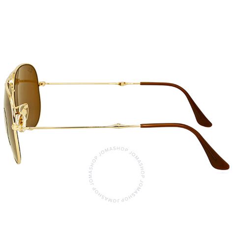 Ray Ban Ray Ban Folding Aviator Arista Frame Crystal Brown Lens Sunglasses Rb3479 001 58 Rb3479