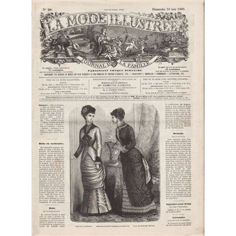 Revue Complete De La Mode Illustree 1880 N20