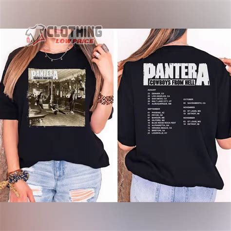 Pantera For The Fans For The Brothers For Legacy Merch Pantera Rock