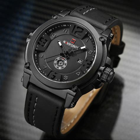 These watches will make your workouts way smarter. NAVIFORCE Mens Watches Top Brand Luxury Sport Quartz-Watch ...