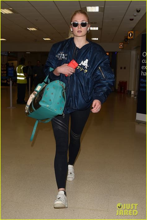 Sophie Turner Arrives In Scotland For Kit Harington And Rose Leslies