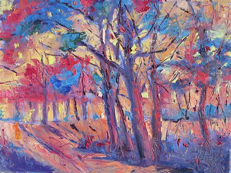 Daily Painters Of Texas Abstract Color Forest New Contemporary