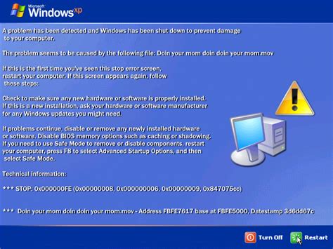 If The Bsod Would Fit Whit The Rest Of The Windows Xp Ui Rwindowsxp