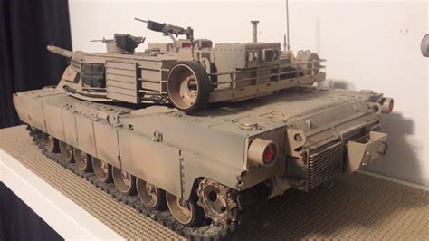 Us M1a1 Aim Main Battle Tank Plastic Model Military