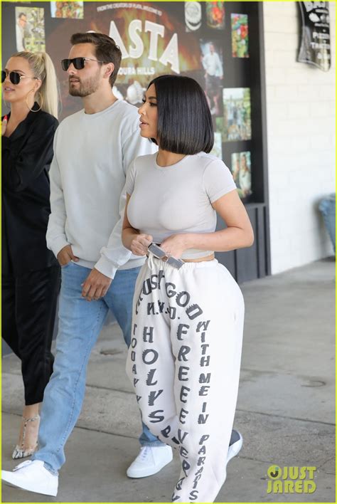 Kim And Khloe Kardashian Go Shopping With Scott Disick And Their Camera