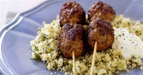 Maybe you would like to learn more about one of these? Paprika beef skewers on parsley couscous | Recipe | Beef ...