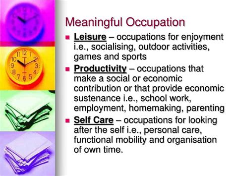 Ppt Meaningful Occupation Return To Work Powerpoint Presentation