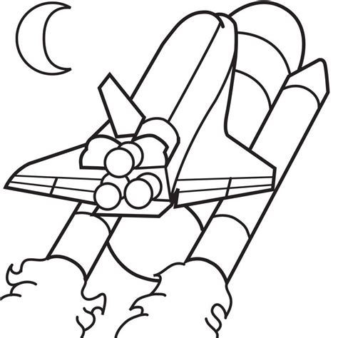 Download Rocket Ship Coloring Pages - ClipArt Best