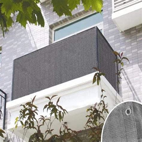 Balcony Screening Cover Balcony Privacy Screen With Eyelets And Cord Balcony Cover Privacy