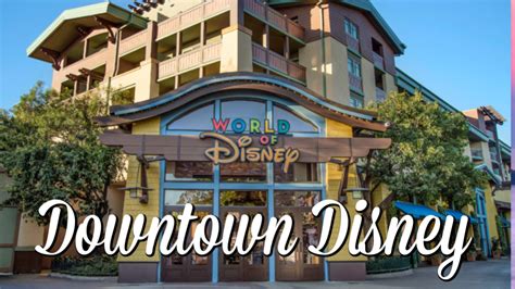 A Quick Tour Of Downtown Disney 3d Travel Company