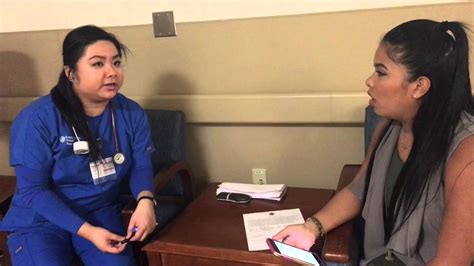 Interview 1 Registered Nurse Youtube