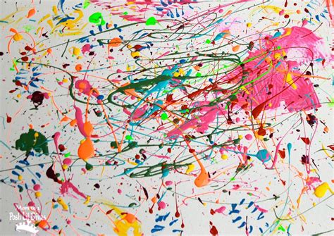 Mom To 2 Posh Lil Divas Kids Get Arty Splatter Painting Like Pollock