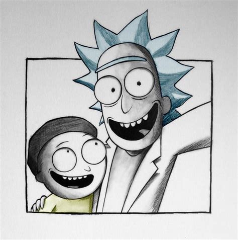 Speed Draw Rick And Morty By Tricepterry Rick And Morty Drawing