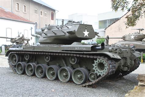 M47 Patton Ii Medium Tank Us Army 1950s Vehicle Tracking Armored