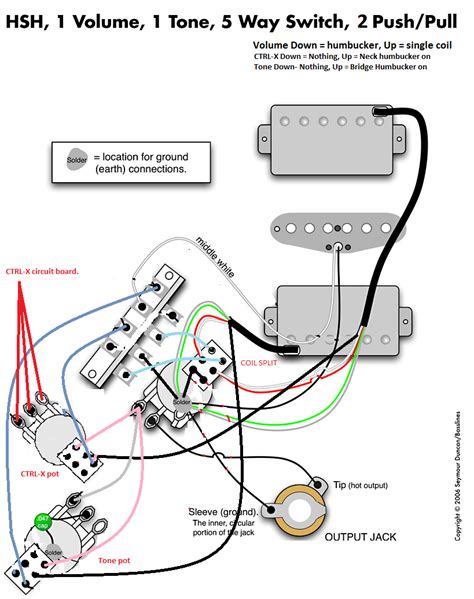 There are 3 basic sorts of standard light switches. Complex HSH wiring. Wiring diagram needed. | GuitarNutz 2