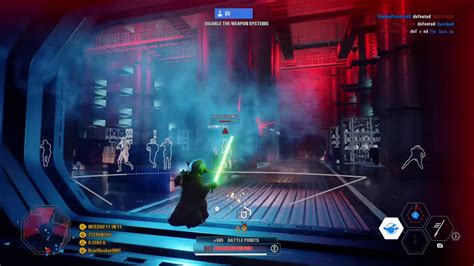 Battlefront 2 Yoda Uses The Magic Hand Thing On The Death Star Ii Killstreak Mondays Youtube