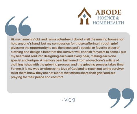What Makes A Good Hospice Volunteer Abode Hospice And Home Health