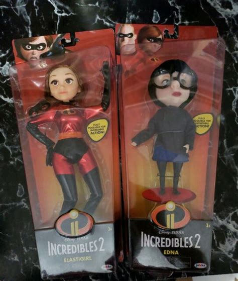 Incredibles 2 Elastigirl And Edna Doll Ebay