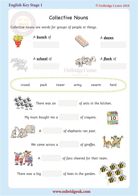 Activities For Collective Nouns