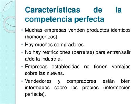 Mercado De Competencia Perfecta Qué Es Características Y Concepto