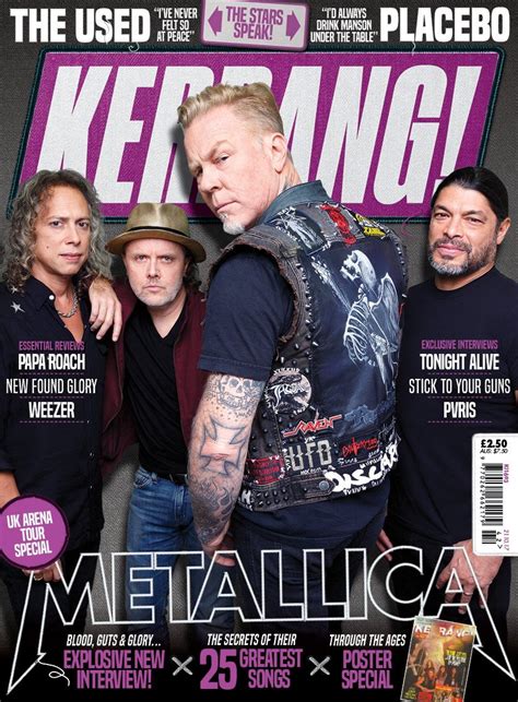 Kerrang Magazine 21st October 2017 Metallica Explosive New Interview Yourcelebritymagazines