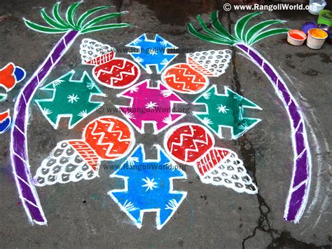 New model flower pulli kolam rangoli design video part 418. Pulli Kolam Images For Pongal / Kolams Jaya S Recipes - Made this simple free hand kolam for ...