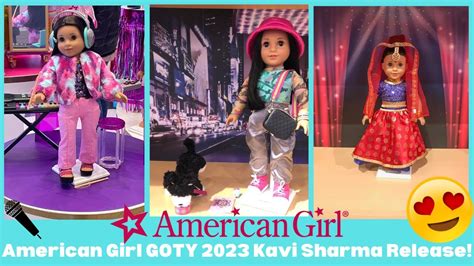 American Girl Goty 2023 Kavi Sharma Store Release Collection Tour🎤