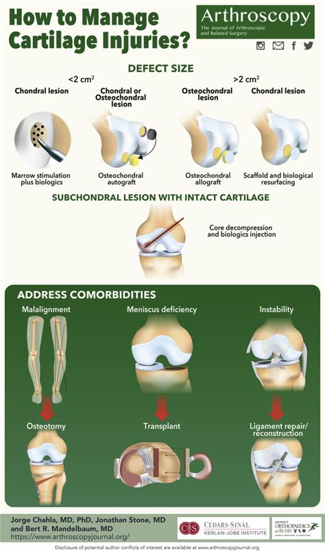 how to manage cartilage injuries arthroscopy