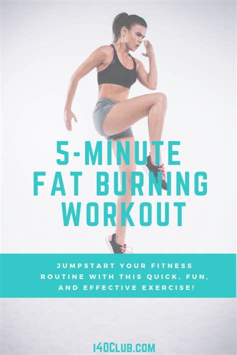 5 Minute Fat Burning Workout At Home