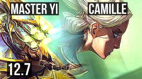 yi vs camille top rank 3 yi 8 solo kills 1 5m mastery dominating kr grandmaster 12 7