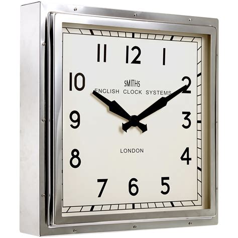 Roger Lascelles Clocks Smiths Metal Wall Clock And Reviews Uk