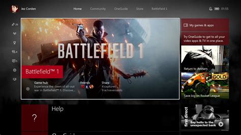 The Latest Xbox One Preview Has Delivered Some Tweaks To The Main