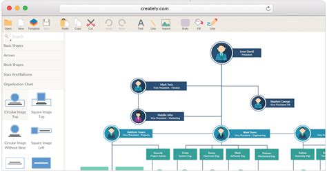 Organizational Chart Maker Hierarchy Chart Maker Orga