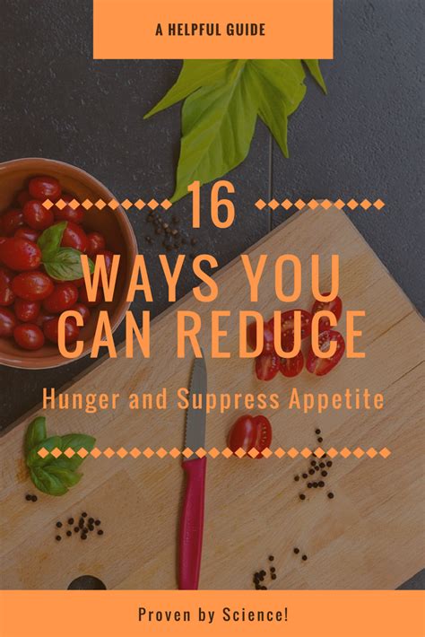 This comes almost in one very specific sentence. 16 Scientifically Proven Methods to Suppress Appetite and ...