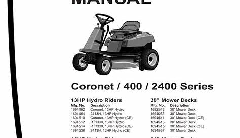 snapper lawn mower manual