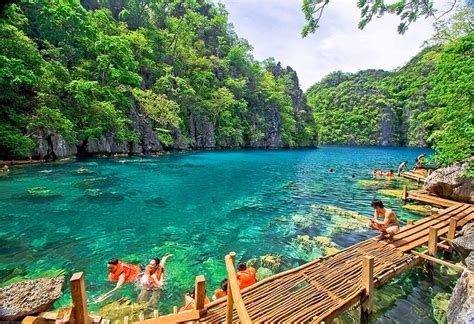 Kayangan Lake Coron Islands Palawan Philippines Hotelflux