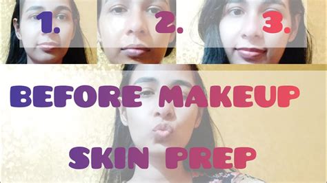 Before Makeup Skin Prep For Flawless Makeup Youtube