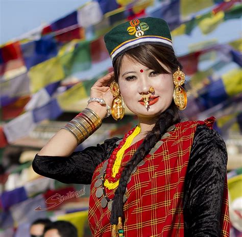 Nepali Tamang Dress Google Search Nepal Gold Jewelry Captain Hat Fashion Jewelry Asian