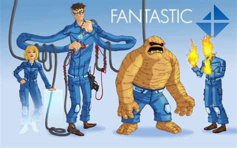 Fantastic Four Redesign By Superleezard On Deviantart