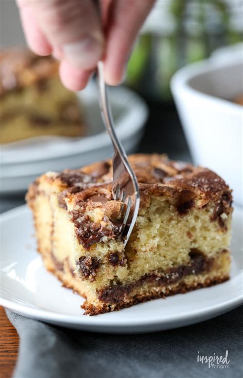 Divide cookie dough between the number of cake pans. Amazing Chocolate Chip Cake - delicous and easy recipe