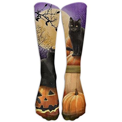 halloween artwomen creative comfortable knee high athletic knee high socks click image to