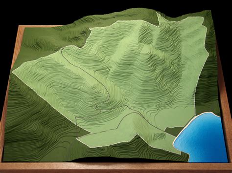 Us Topographic Map 3d