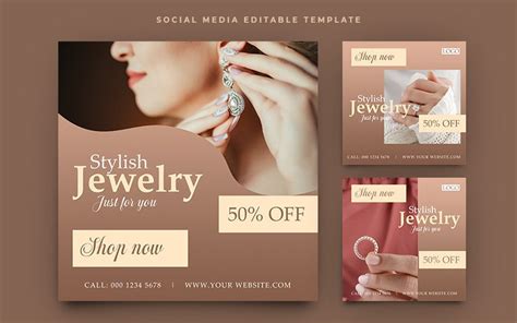 Jewelry Advertising Social Media Banner Graphic By Graphicsstudio5