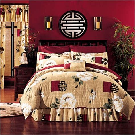 Chinese Design Dynasty Oriental Comforter Set Best Classic Interior