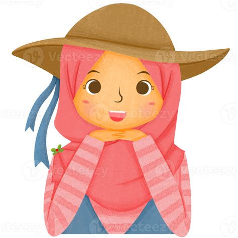 hijab women wearing beach hat 22882010 png