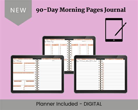 Digital 90-Day Morning Pages Journal